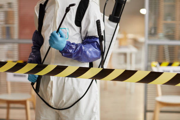 Professional Biohazard Cleanup technician working in New Lisbon, NJ